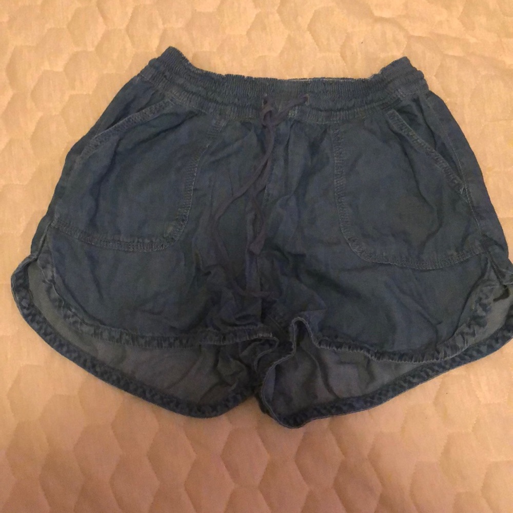 Maurice’s jean shorts with drawstring